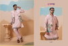 Vantara by Shubhvastra Viscose Silk Mens Kurta With Koti Bottom Wholesale Online